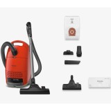 Aspirator cu sac Miele Guard M1 12562160, 890 W, 4,5 l, 77 dB, rosu