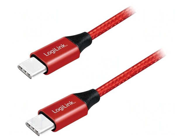 Cablu USB C 2.0 1m Roșu