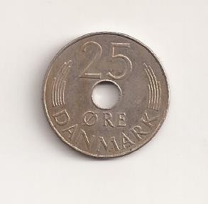 Moneda Danemarca - 25 Ore 1983 foto