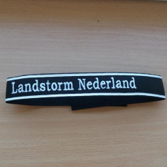 WW2 Banderola Germana 34 SS Waffen Landstorm Nederland Divizion