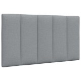 VidaXL Pernă tăblie de pat, gri deschis, 90 cm, material textil 4019142