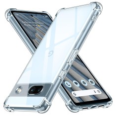 Husa Google Pixel 7a Techsuit Shockproof Clear Silicone, transparenta foto