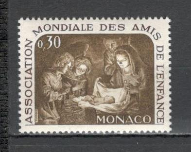Monaco.1966 Asociatia mondiala a prietenilor copiilor-Pictura SM.453 foto