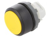 Comutator cu apăsare 22mm galben