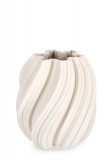 Vaza Joleen, Bizzotto, &Oslash;19 x 21 cm, ceramica imprimata 3D, interior rezistent la apa, bej