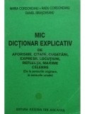 Maria Cordoneanu - Mic dictionar explicativ (Editia: 2002)