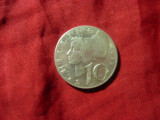 Moneda 10 schilling 1958 Austria argint , cal.medie-buna, Europa