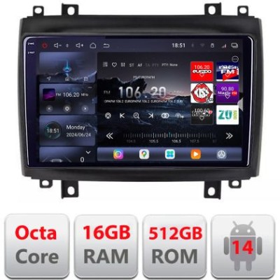 Navigatie Cadillac CTS intre anii 2003-2007 Android radio gps internet 8 core QLED 2K 16+512 360 Edotec CarStore Technology foto