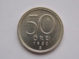 50 ORE 1950 SUEDIA-argint-XF, Europa