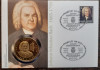 GERMANIA - FDC SI MEDALIE - 1000 ANI NATIUNEA GERMANA - J.S. BACH, STARE PROOF, Europa