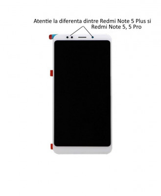 Ecran LCD Display Complet Xiaomi Redmi Note 5 Plus Alb foto