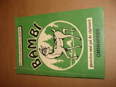 Felix Salten -Bambi-povestea unui pui de caprioara foto