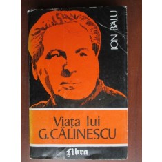 Viata lui G. Calinescu