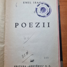 carte de poezii - emil isac - din anii '30 - '40