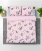 Lenjerie Dubla BBC 4 piese, 132TC - Rose, Heinner