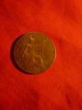 Moneda 1/2 pence Marea Britanie George V , bronz