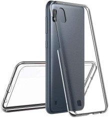 Husa 360&deg; Samsung Galaxy A10/M10 (fata+spate) silicon, Transparent