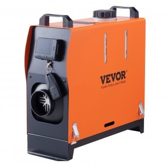 Incalzitor stationar, Sirocou diesel Vevor LCD, 5 kW, 12V DC, Telecomanda, consum 0.16-0.52 l/h, Rezervor 5l foto