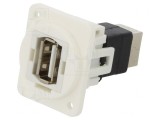 Adaptor USB A la USB B, Plastic, 19x24mm