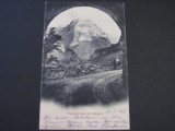 Carte Poștală Vintage Elveția - &quot;Klausenstrasse mit Selbsanft&quot; (cel mai probabil din perioada 1900&ndash;1940), Circulata, Printata