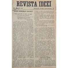 P. Mușoiu, Revista Ideei 1911-1915