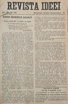 P. Mușoiu, Revista Ideei 1911-1915 foto