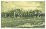 876 - LUGOJ, Timis, Railway Station, Romania - old postcard - unused, Necirculata, Printata
