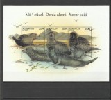 AZERBAIJAN 1997 FAUNA MARINA FOCI, Nestampilat