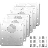 Set 6 elemente de reparare a balamalei, NUODWELL, Cu 36 suruburi, Utilizare durabila, Usor de instalat, Pentru