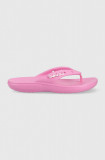 Crocs șlapi CLASSIC 207713 femei, culoarea violet, cu toc plat 207713.6SW-TAFFY.PINK