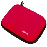 Husa Spacer pentru HDD/SSD 2.5 inch, cu buzunar intern plasa, culoare rosu