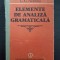 ELEMENTE DE ANALIZA GRAMATICALA - Neamtu