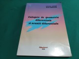 CULEGERE DE GEOMETRIE DIFERENȚIALĂ ȘI ECUAȚII DIFERENȚIALE *CRISTINA ANTON / 2005 * 14
