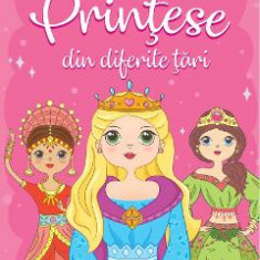 Printese din diferite tari. Carte de colorat - Luminita Albu