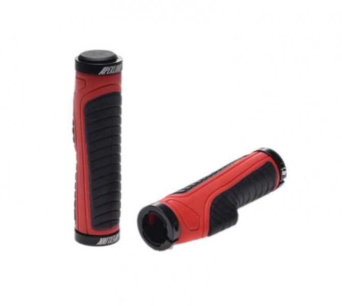 Set 2 mansoane biciclete, fixare colier, lungime 133 mm, greutate 198 g, culoare... Cod:AWR2207