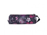 Penar tip etui cu 1 compartiment,model Black Flower,7x22.5x5.5 cm, Pulse