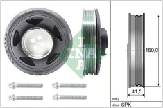 INA 544 0129 20 Set fulie, arbore cotit