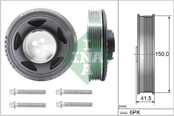 INA 544 0129 20 Set fulie, arbore cotit