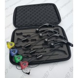 Set 4 Swingeri MKM3 tija neagra si iluminare cu Penar Transport East Shark