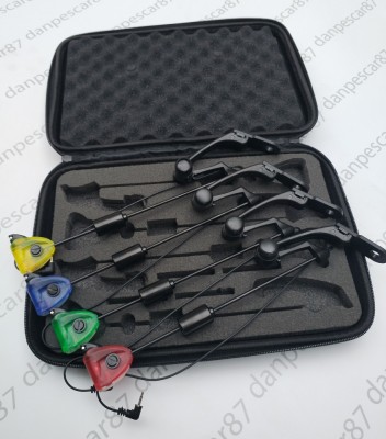 Set 4 Swingeri MKM3 tija neagra si iluminare cu Penar Transport East Shark foto