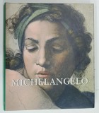 MICHELANGELO by EUGENE MUNTZ , ALBUM DE ARTA CU TEXT IN LIMBA ENGLEZA , 2012, Cartonata