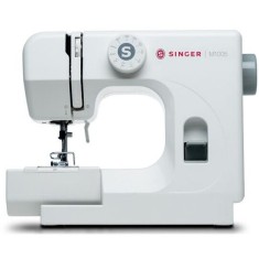 Masina de cusut SINGER M1005, 11 modele cusaturi, Tip de control Maneta Rotativ, Alb