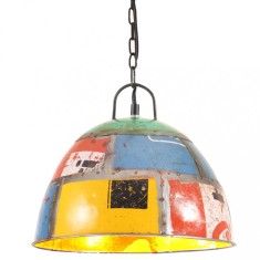 Lustră industrială vintage, 25 W, multicolor, rotund, 31 cm E27 foto