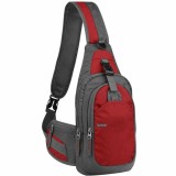 RUCSAC SPACER Sling, nylon,1 bretea, 2 compartimente principale,1 buzunar frontal, 1 buzunar lateral, 35x18x7cm, water resistant, red, &quot;SPB-SLING-RED&quot;