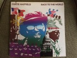 Curtis Mayfield Back To The World 1973 USA album disc vinyl lp muzica jazz funk soul VG+