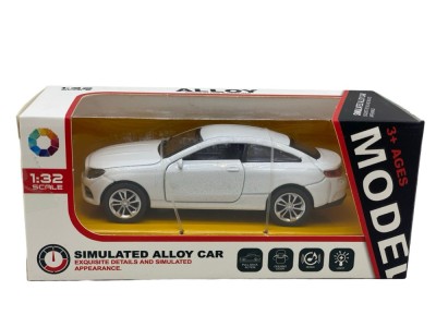 Macheta metal Mercedes C class coupe alb 1:43 sunet si lumini foto