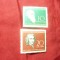 Serie DDR 1958 Personalitati - R.Darwin si Ch.Linne , 2 valori