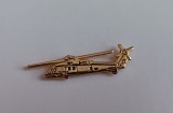 QW9 N2 55 - Insigna - tematica aviatie - simbol elicopter, Romania de la 1950