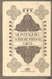 Montesquieu-Scrisori persane caiete
