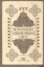 Montesquieu-Scrisori persane caiete